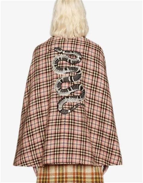 gucci cape poncho|Gucci poncho jacket.